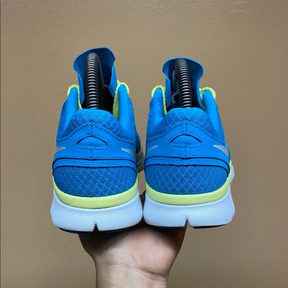 2012 Nike Flex Run Fitsole Turquoise Volt White Running Sneakers - Picture 14 of 16